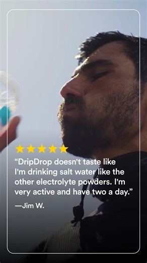 The only electrolyte powder trusted by 90% of top pro and college sports teams—DripDrop delivers fast, proven hydration backed by science. ⚡ 3x electrolytes 💧 1/2 the sugar vs the leading sports drink 💪 Magnesium for muscle recovery 🏆 Award-winning taste | DripDrop