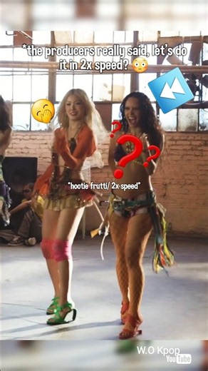 when Katseye try doing hootie frutti 2x the speed? 😲 #katseye #dani #megan #yoonchae #lara #sophia