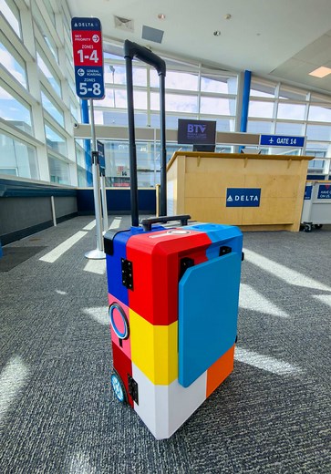 3D Printed Suitcase with Smart Features for Travel