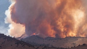 Time Lapse Forest Fire Burning Mountainside Stock Footage Video (100% Royalty-free) 1064826916 | Shutterstock