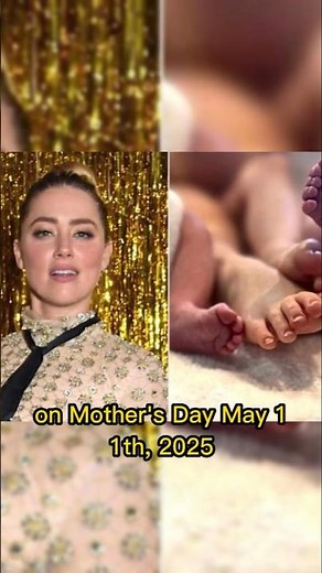 Amber Heard Welcomes Twins, Announces Birth of Daughter Agnes and Son Ocean #american #actress