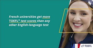 Dreaming of studying in France? French universities receive more TOEFL® test scores than ANY other English-language test. Let the TOEFL test help turn your dreams into a reality. | TOEFL