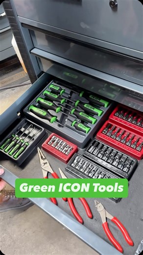 The ICON Professional 8-piece Screwdriver Set and ICON 4-piece Mini Pick and Hook Set are NOW available in green 💚 Only at #HarborFreight. | Harbor Freight
