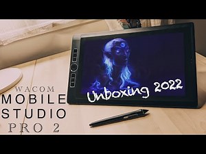 Wacom MOBILE STUDIO PRO 2 UNBOXING || Photoshop setup