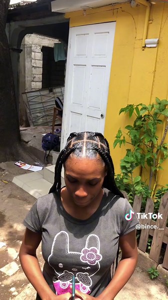 Long hair dont care!🤪. #fyp #bigbraids #bince