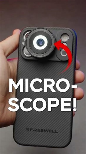 iPhone 17 Pro Max Microscope Effect