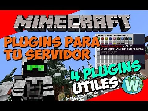 PLUGINS para tu SERVIDOR de Minecraft - 4 PLUGINS UTILES #1