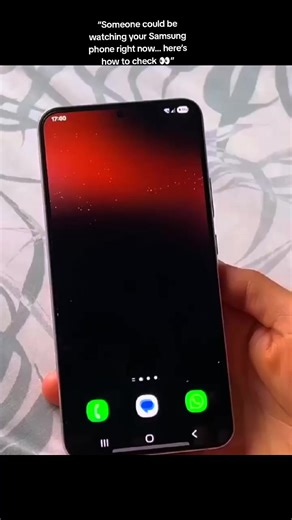 Someone might be watching your phone and you don’t even know it… 👀 Here’s how to check if your Samsung has spyware installed. 🔍📱. #SamsungTips #AndroidHacks #PhonePrivacy #TechTok #FYP