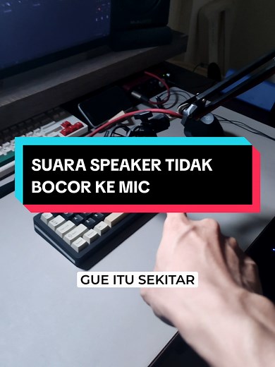 Cara Supaya suara speaker tidak bocor atau feedback ke microphone saat live streaming tiktok #tutorial #tiktoklive #serunyabelajar