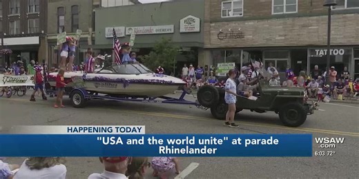 Rhinelander celebrates 4th of July with annual parade