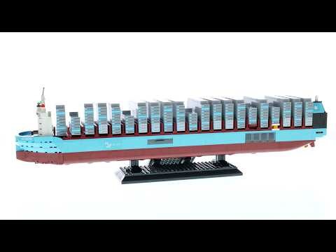 Maersk-Containerschiff mit Zweistoffantrieb - LEGO 40955 Speed Build