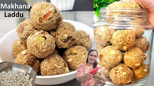 1.6M views · 7.2K reactions | No Sugar Healthy Immunity Booster Makhana Dry Fruit Laddu - High Protein Easy Laddu Recipe  | Aparna's Recipes | Facebook