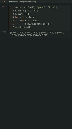 itertools Will Change How You Loop FOREVER 🔄 #python #itertools #loops