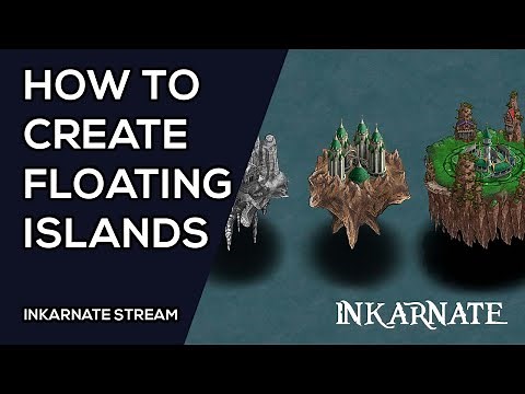 How to Create Floating Islands | Inkarnate Stream