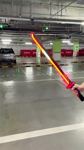 My dual-bladed Fire Vortex Lightsaber is so cool!#lightsaber#ep213