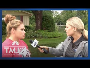 Muskego, Wisconsin residents recount the overnight flash flooding in Muskego