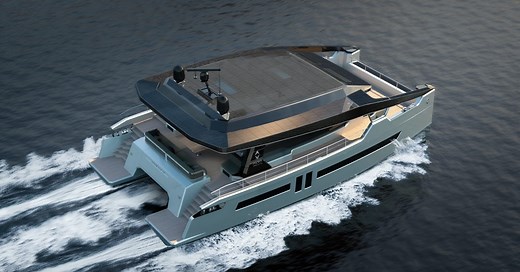 Luxury e-boat brand ALVA Yachts introduces OCEAN ECO 60 Coupé solar catamaran with twin 250kW electric motors