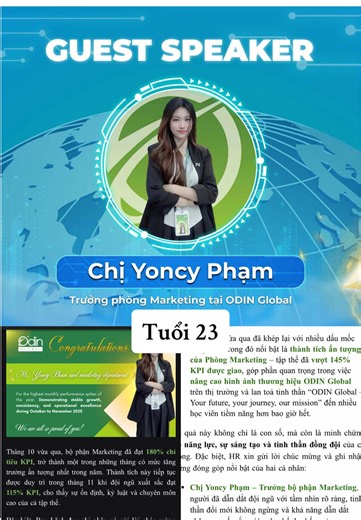 Manifest Nàoo: Kết Quả Của Tuổi 23