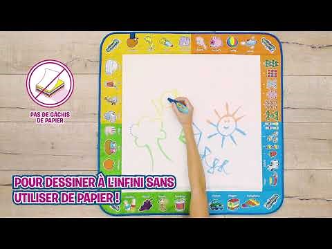 TOMY Aquadoodle - Tapis 4 couleurs démo vidéo
