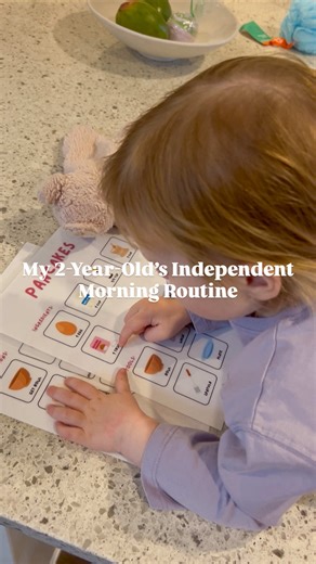 All the visuals are available on my website- link in bio 🥰 Most mornings look like this. Slow. Intentional. Independent. She gets dressed (with a little help), puts her laundry away, checks in with her emotions, helps make breakfast, and sits down to eat. But not every morning looks like this — and that’s okay too. Some mornings we’re in a hurry. Breakfast is already waiting for her. I help her get dressed. We move a little faster. There are also days when she doesn’t feel like making her break