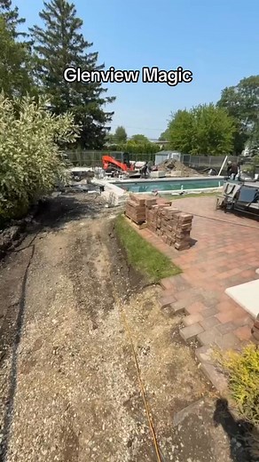 MAGIC. Pool, pad, artificial turf, walls ￼ | Creekside Outdoor Living