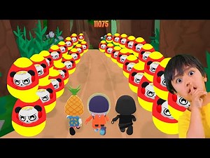 Tag with Ryan - Stealth Ninja Ryan vs Pineappe Ryan vs Space Base Ryan vs Mercuryan !