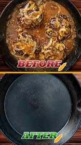 How To Properly Clean And Prepare Your Cast Iron Skillet! #food #cooking #yummy | Smokin' and Grillin' with AB