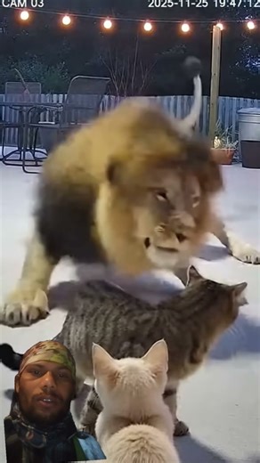 The Strangest Family Reunion: Cat vs. Lion!