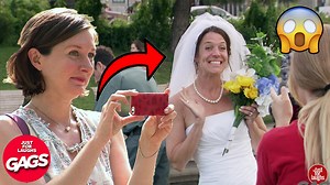 The bride suspects nothing... | Just For Laughs Gags