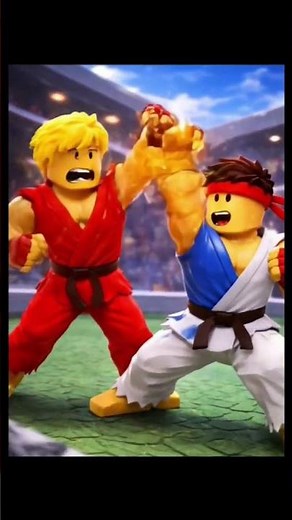 Roblox Street Fighter 🔥 Epic Final KO 😱 #Shorts #streetfighter