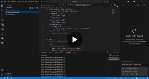 #codsoft #codsoft #python #internship #projectdemo #calculatorapp #programming | Kurupudi Lalitha sai