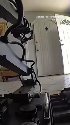 Astonishing moment robot SWAT team apprehend man wanted for murder | The Sun