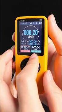 This Radiation Detector Tracks Your Lifetime Exposure ☢️ (ND1 Explained) #alientek #nd1 #shorts