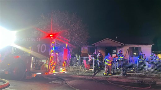 SAFD: 2 people hospitalized with serious burns after house fire on northwest side