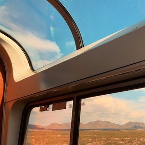 5.5K views · 380 reactions | Train rides under the open sky... In our Sightseer Lounge, enjoy skyline views with room to stay physically distanced. | Amtrak | Facebook