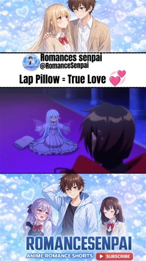 The Cutest Lap Pillow Moment of Nefi & Zagan 🥺💖#animecouple #cutemoments#shorts#nefi #zagan#happy