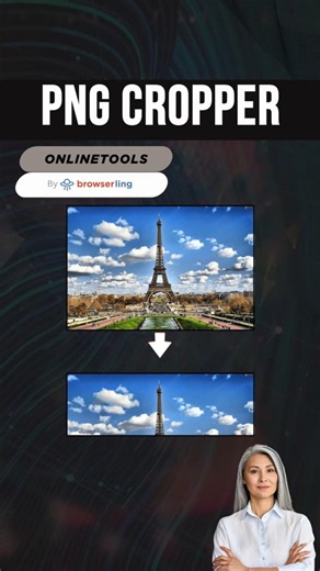 How to Crop a PNG Image in Just One Click #shorts #tipsandtricks