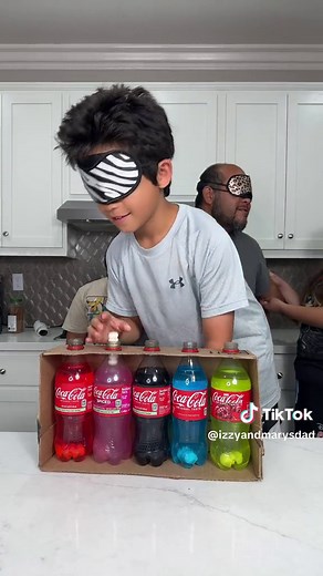 Soda Challenge #soda #sodachallenge #cocacola #matchthecan #sodamatch #familygamenight #fyp #foryou