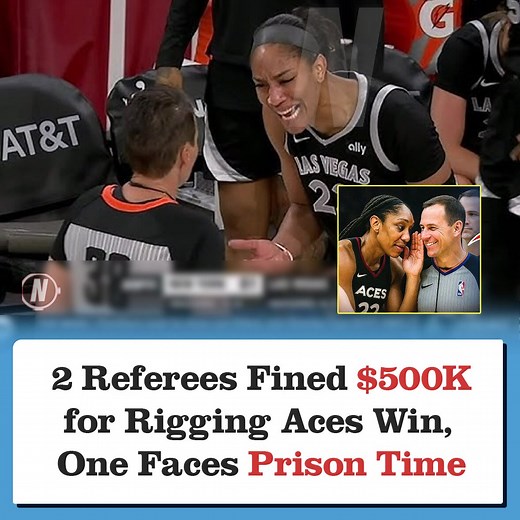 1.7K views · 39 reactions | The Women's National Basketball Association (WNBA) has announced that it will fire and impose $300,000 in fines on several referees convicted of cheating to secure a win for the Aces over the Fever during Playoff Game 2, including one referee who is facing prison time. Full story: https://autulu.com/4xcf | Hawkeye Lovers | Facebook