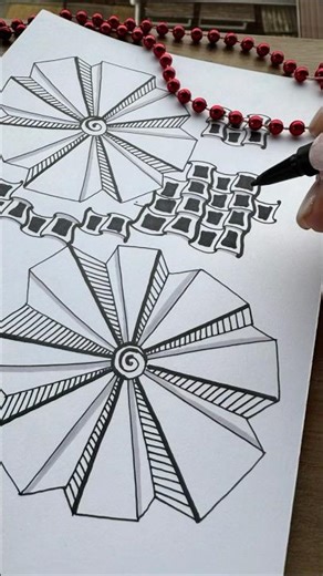 How to draw a Coloring page, pattern tutorial ✍🏻💜Малюємо узор