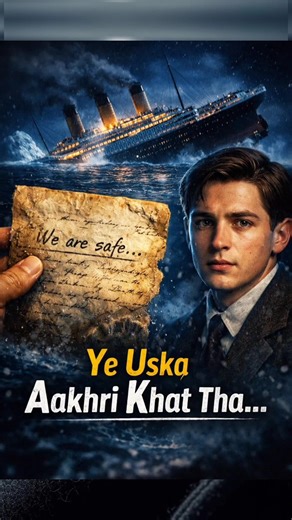 “We Are Safe! Titanic Ka Sabse Dardnaak Letter 😢🚢 #shorts