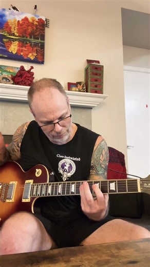 melodic guitar solo les paul #shredding #guitar #guitarsolo #melodic #lespaul #blues