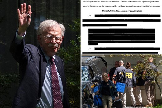 John Bolton’s personal email account was hacked by foreign entity, FBI docs reveal