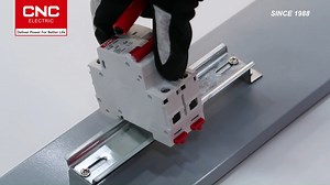 Having trouble with DIN rail installation? Here's a quick tip!#MCB #miniaturecircuitbreaker #InstallationGuide #electricalinstallation #ElectricalWiring #electricaltesting #ElectricalTools #installation | CNC Electric