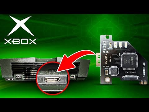 OG Original XBOX v1.6 XBOXHD+ Installation - Install HDMI Mod MakeMhz