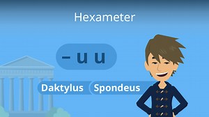 Hexameter • Aufbau, Zäsur und Beispiel