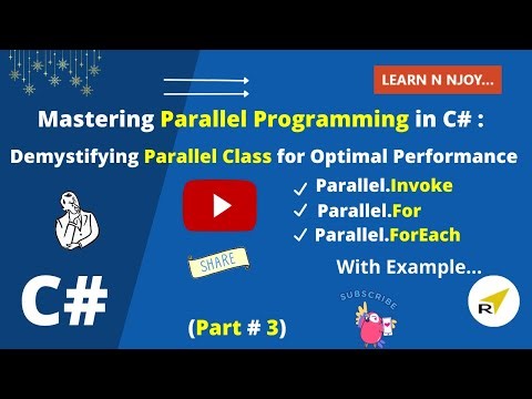Mastering Parallel Programming In C# (Part-3) : Demystifying Parallel Class for Optimal Performance