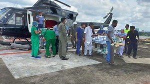 SLAF airlifts persistent vegetative state patient to NHC to retrieve vital organs - Breaking News | Daily Mirror