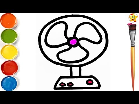 How To Draw A Fan🪭|| Fan Drawing For Kids || Easy Drawing For Kids.