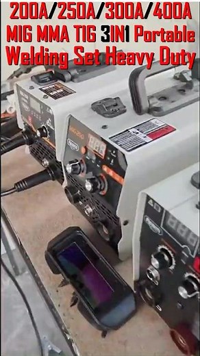 Welding Machine ARC/MIG/TIG 3 in 1 welding machine MIG-400B IGBT DC Inverter | #shorts